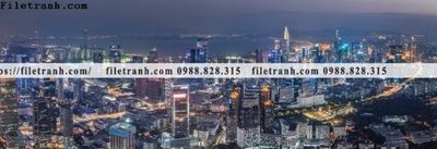 File ảnh tranh phong canh dai toan canh thanh pho 156 (gốc) in Hiflex