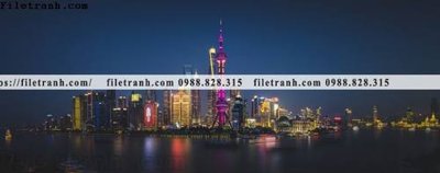 File gốc tranh phong canh dai toan canh thanh pho 168 (dành cho trang trí nội thất)