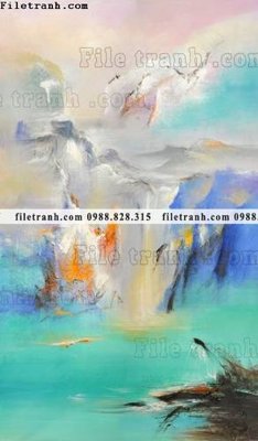 File in trần tranh phong canh nuoc trung quoc 612 (file gốc) phong thủy
