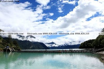 File tranh gốc PSD tranh phong canh tay tang 280 còn nguyên layer