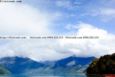 File in mica tranh phong canh tay tang 323 (bản gốc) siêu trong