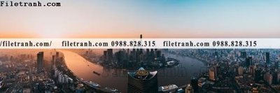 Tải file tranh phong canh thanh pho ngang dai 671 (PSD) cho in tranh 3D