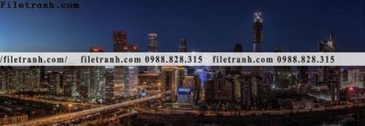 Tải file tranh tranh phong canh thanh pho ngang dai 690 (gốc) tại Filetranh.com