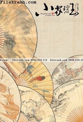 File tranh tranh phong canh ti mi 114 (bản gốc) in canvas