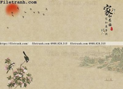 File gốc tranh phong canh ti mi 120 (phong cách) cổ điển