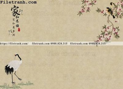 File gốc tranh phong canh ti mi 154 (in tráng gương) sang trọng