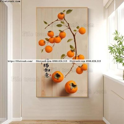 File gốc tranh qua hong le hoi 502 (in mica) trang trí