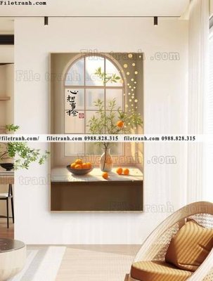 File tranh tranh qua hong le hoi 507 (file gốc) chủ đề phong thủy