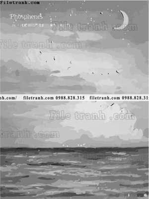 File ảnh tranh son dau hoa tiet 3d 1507 (gốc) in standee