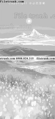 File in ấn tranh son dau hoa tiet 3d 1524 (bản gốc) chất lượng cao