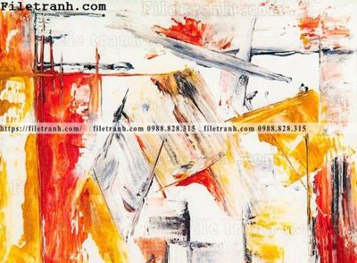 File in lụa tranh son dau mau truu tuong 129 (hoa văn) tranh son dau mau truu tuong 129