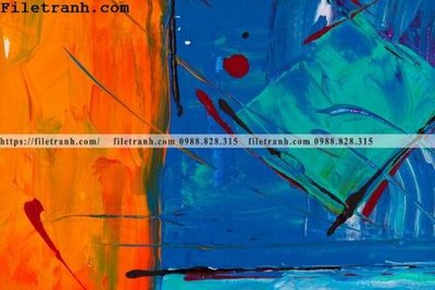 Download file tranh son dau mau truu tuong 140 (gốc) in mica cao cấp