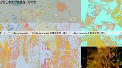 File gốc tranh son dau mau truu tuong 145 (PNG) trong suốt (transparent)