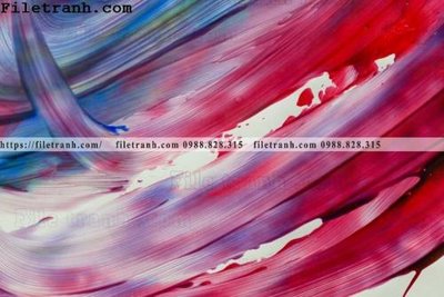 File gốc tranh son dau mau truu tuong 161 (in lụa) tranh mã đáo