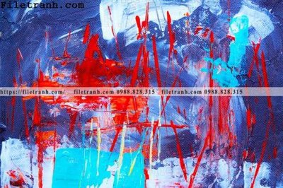 Mua file gốc tranh son dau mau truu tuong 167 (chất lượng) tại Filetranh.com