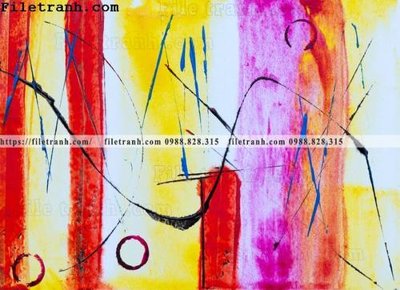 File in trần tranh son dau mau truu tuong 175 (file gốc) xuyên sáng