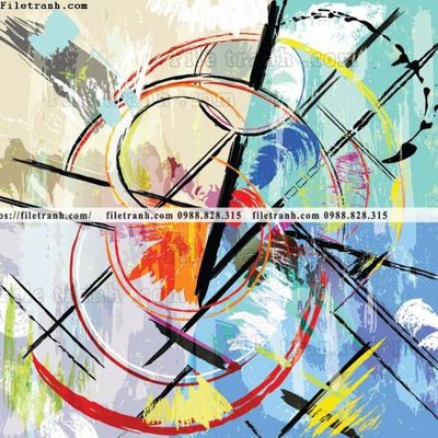 Tải file tranh son dau sang tao truu tuong 152 (gốc) chủ đề hoa sen