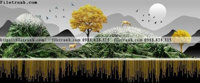 File gốc tranh su pha le guong huou nai 520 (trang trí) phòng ngủ