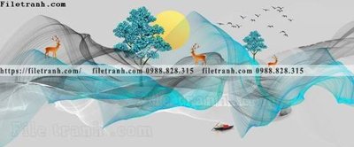 File tranh gốc tranh su pha le guong huou nai 524 (bản đẹp) độc quyền