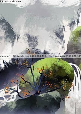 Tải file PSD tranh su pha le guong huou nai 529 (nguyên layer) để in