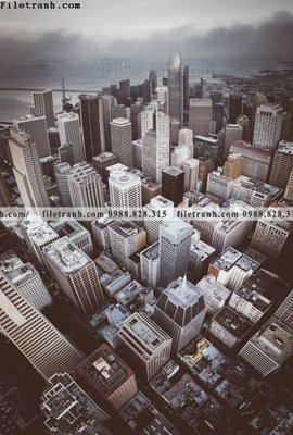 Tải file gốc tranh thanh pho kieu dep 505 (in khổ lớn) không vỡ