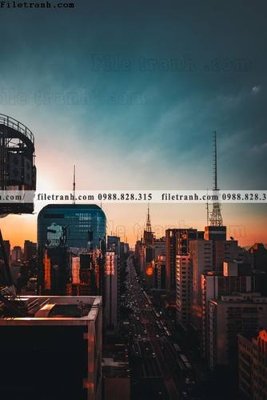 File in ấn cao cấp tranh thanh pho kieu dep 519 (file gốc)