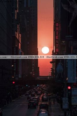 Download file tranh thanh pho kieu dep 528 (gốc) in mica ốp bếp