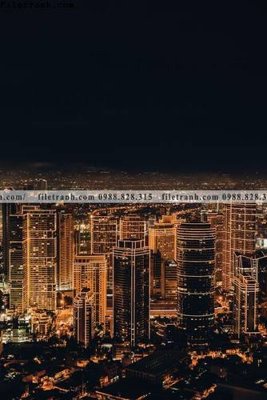 File PSD tranh thanh pho kieu dep 539 (nguyên gốc) chất lượng cao