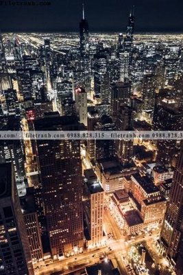 Tải file tranh thanh pho kieu dep 552 (gốc) in nhanh