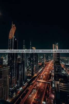 Cung cấp file tranh gốc tranh thanh pho kieu dep 562 độc quyền