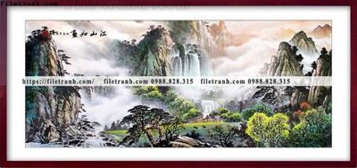 File gốc tranh thuy mac trung quoc 527 (ảnh chi tiết) để in ấn