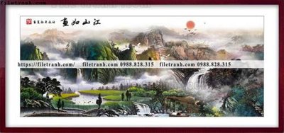 File gốc tranh thuy mac trung quoc 533 (phiên bản chuẩn) để in ấn