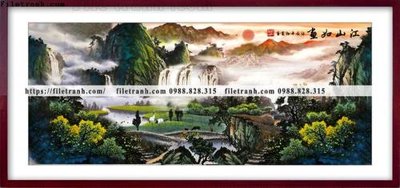 Download file tranh thuy mac trung quoc 544 (chuẩn in) chất lượng cao