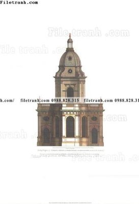 File gốc tranh toa lau dai my co dien 10 (in tráng gương) hiện đại