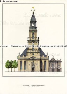 Tải file tranh toa lau dai my co dien 16 (gốc) in ấn chất lượng