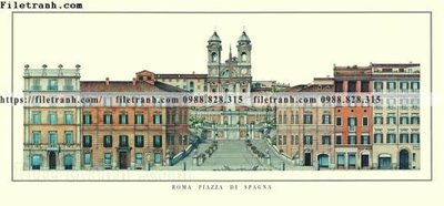 File gốc tranh toa lau dai my co dien 48 (in tráng gương) ốp tường