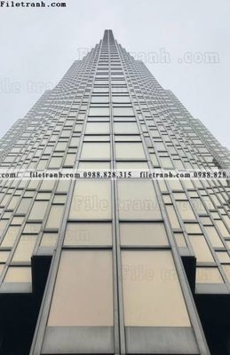 Ảnh gốc tranh toa nha thang dung 500 (độ nét cao) in tráng gương