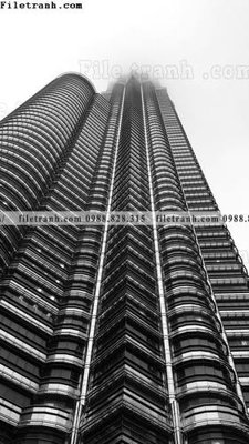 Ảnh gốc tranh toa nha thang dung 512 (độ nét cao) in mica