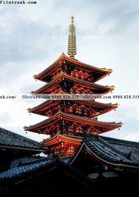 File tranh in trần 3D tranh toa nha thang dung 553 (ảnh gốc)