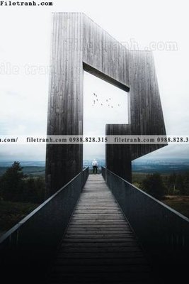 File PSD tranh toa nha thang dung 601 (gốc) cho designer