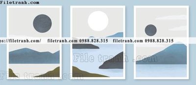 Tải file gốc tranh toi gian bo 3 minimalis 100 (để in lụa)