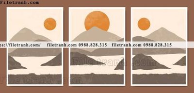 File tranh gốc tranh toi gian bo 3 minimalis 108 chủ đề hiện đại