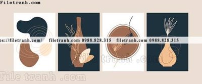 Tải file tranh toi gian bo 3 minimalis 138 (gốc) làm tranh trang trí