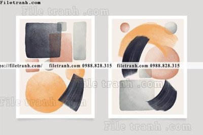 File gốc tranh toi gian bo 3 minimalis 152 (in lụa) họa tiết 3D