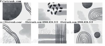 File ảnh tranh toi gian bo 3 minimalis 155 (gốc) trang trí khách sạn