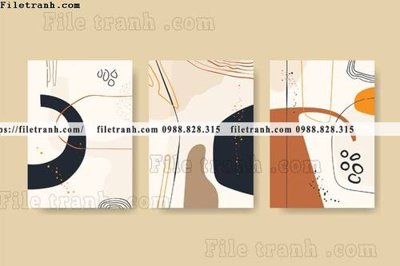 Hình ảnh file gốc tranh toi gian bo 3 minimalis 156 (chất lượng cao)
