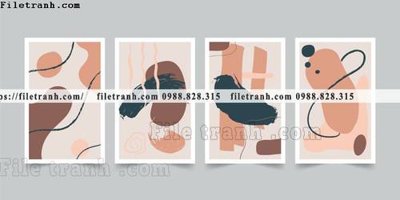 File gốc tranh toi gian bo 3 minimalis 157 (chuẩn CMYK) cho nhà in