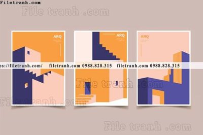 File tranh tranh toi gian bo 3 minimalis 169 (gốc) chủ đề tĩnh vật