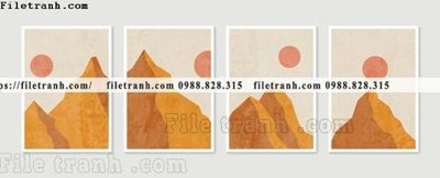 Tải file tranh toi gian bo 3 minimalis 184 (ảnh gốc) file TIFF