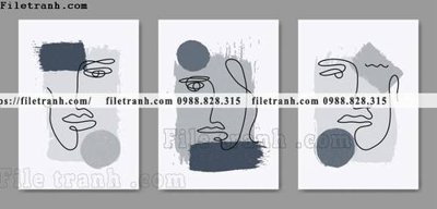 File gốc tranh toi gian bo 3 minimalis 196 (chuẩn CMYK) cho nhà in